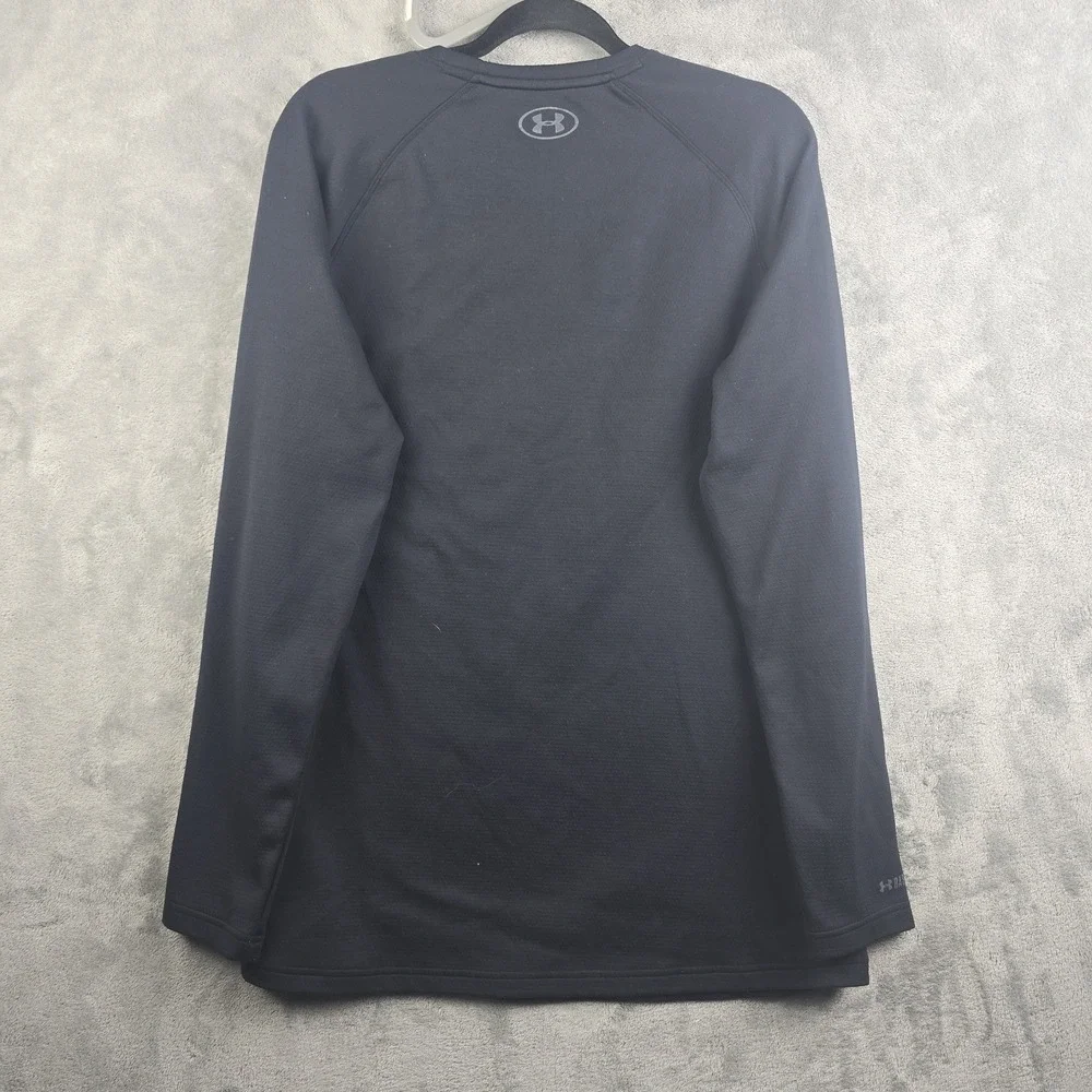 Under Armour Base 3.0 Coldgear Shirt Mens XL Black Performance Hiking EMS Layer